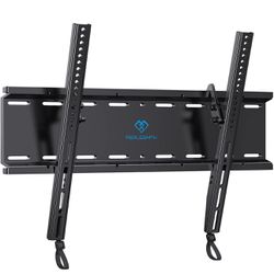 PERLESMITH Tilting TV Wall Mount Bracket Low Profile for Most 23-60 inch LED LCD OLED, Plasma Flat Screen TVs with VESA 400x400mm