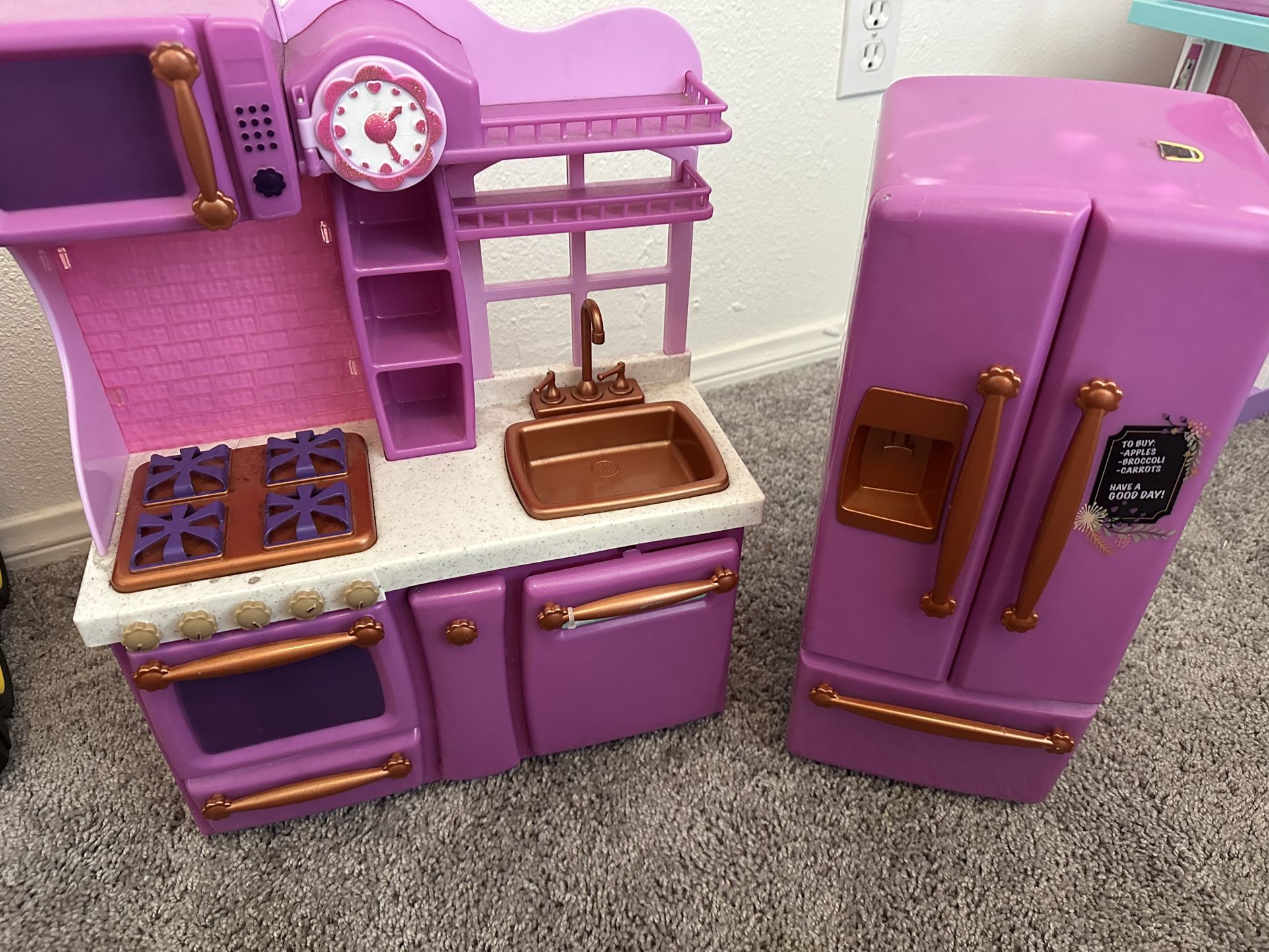 Our Generation Purple Kitchen