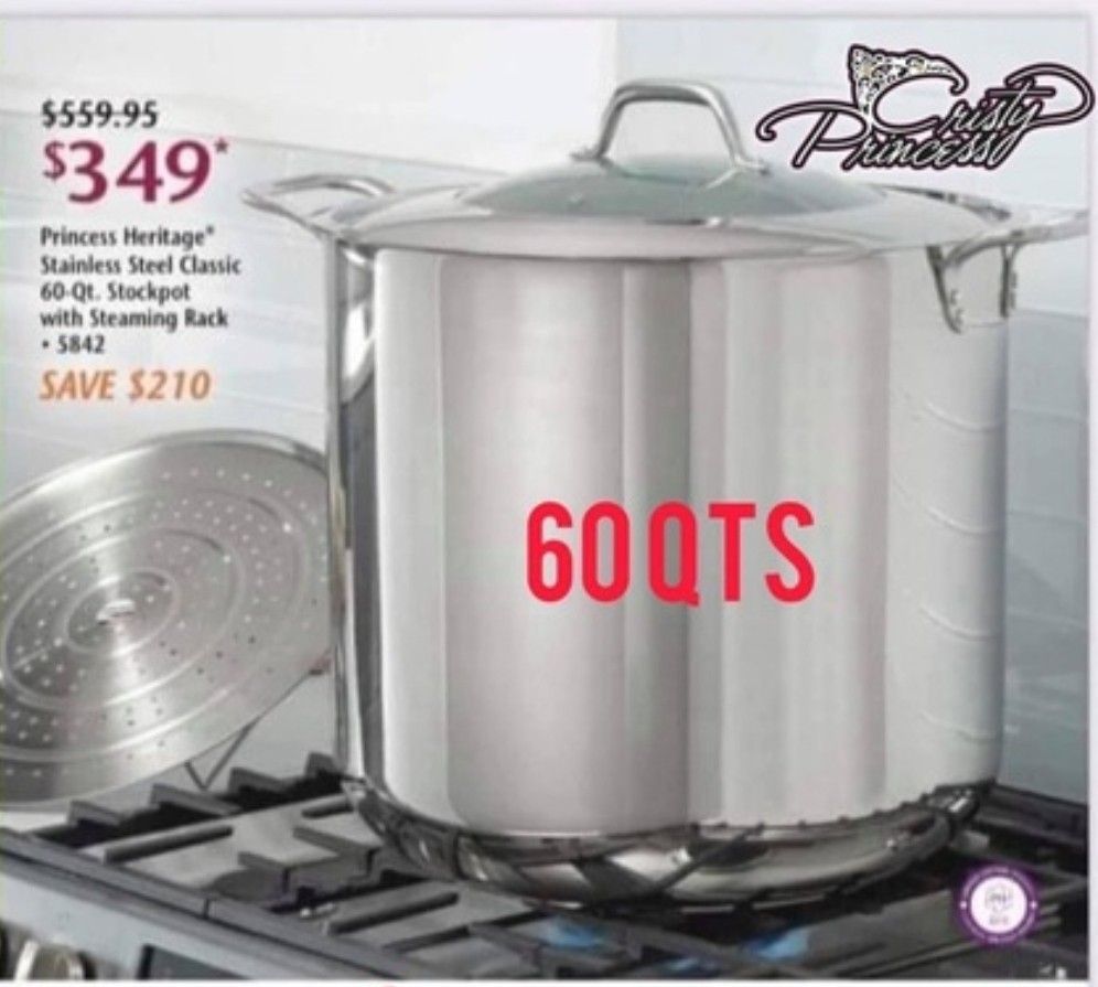 Olla Tamalera De 60 qt Princess House