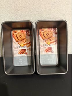 2-Piece Set: 9.25 x 5.25 x 2.75-inch Loaf Pans – Heavy-Duty Non-Stick Bread Pans Made from carbon steel for even heating and easy release; heat-resist