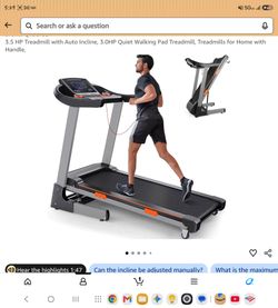 Treadmill ( like new ) PLEASE READ DESCRIPTION