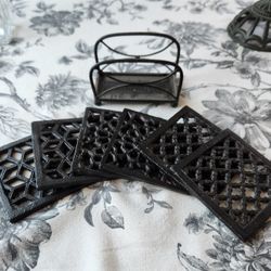 Cast iron coasters.
