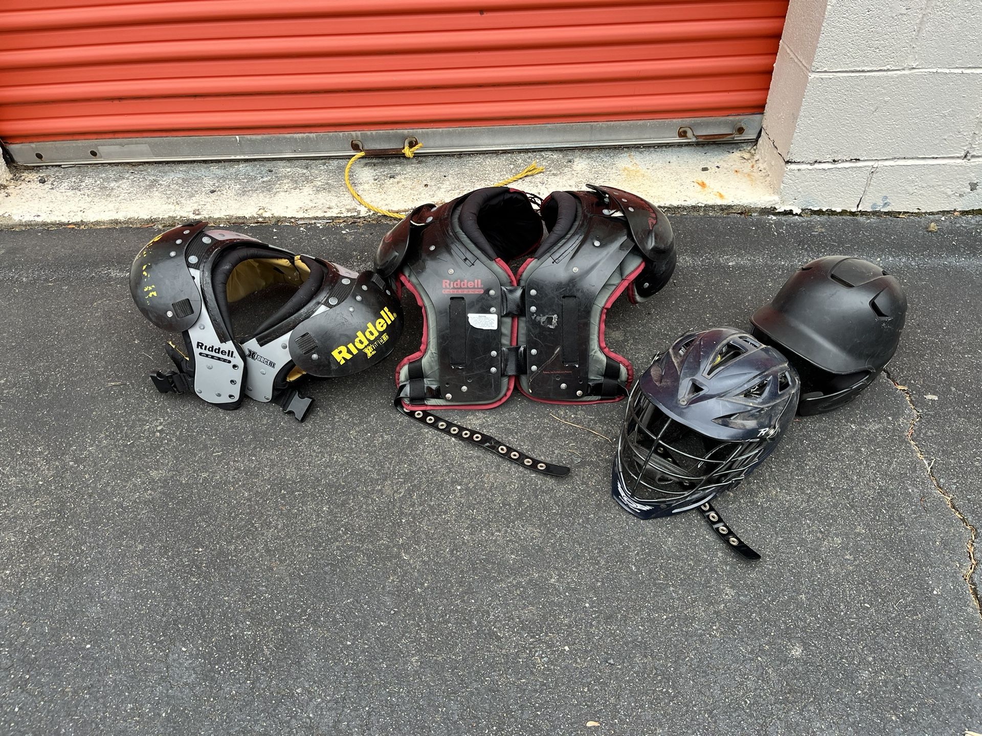 Sports Helmets And Shoulder Pads