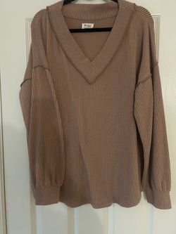 Womens boutique corded Bibi top