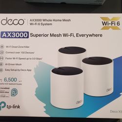Deco X55 AX3000 Home Mesh Network - 3 Pack