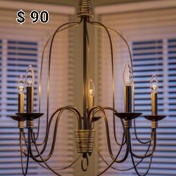 Brand New  5 Lights Chandelier Espresso Bronze