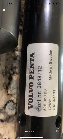 Shift Motor Volvo Penta Part #3848712