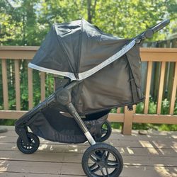 Britax B Free stroller with adapters
