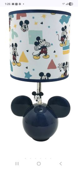 8" By 15" Mickey Mouse Table Lamp