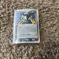 Holo Rocket’s Raikou EX Pokémon Card