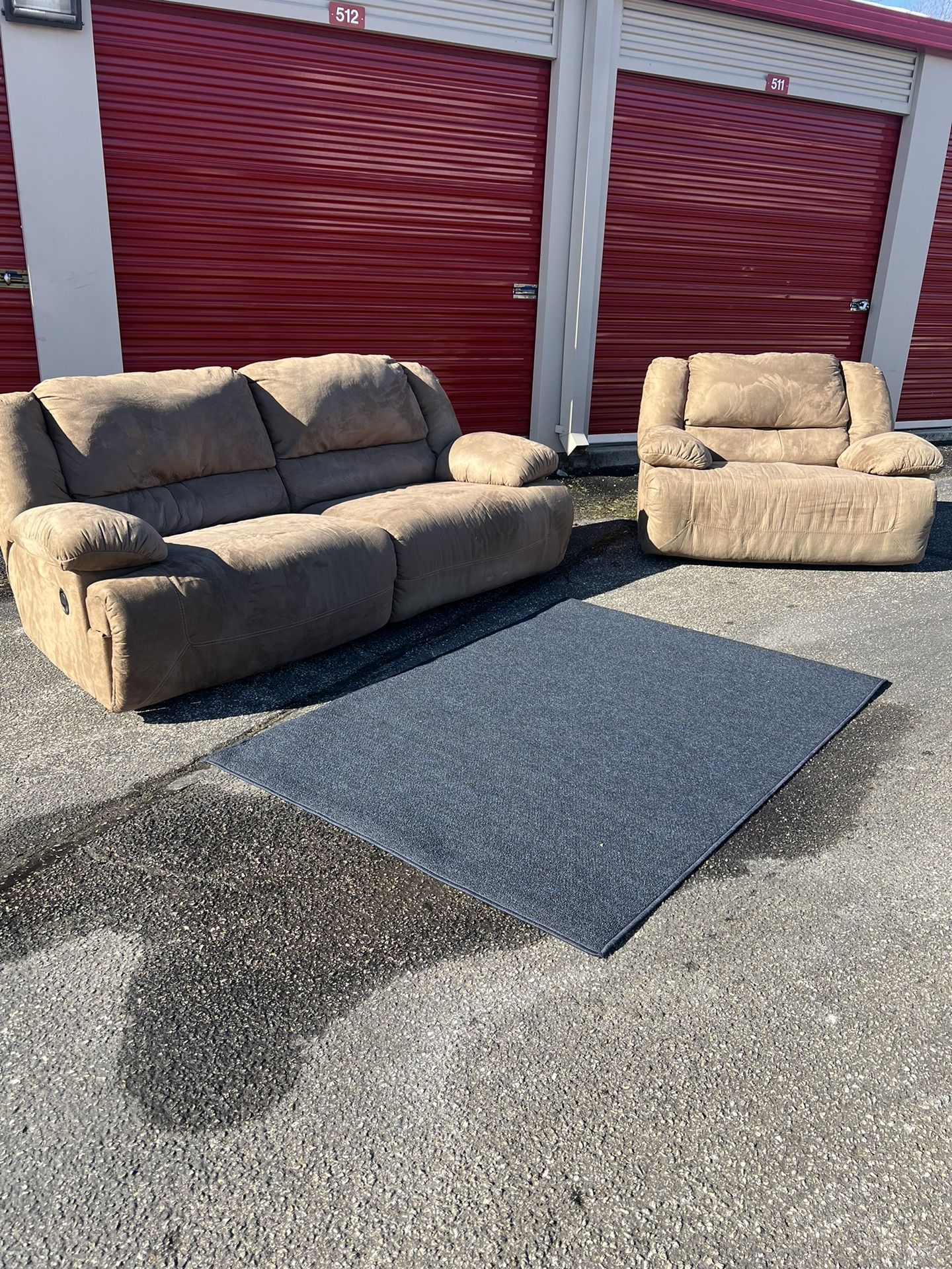 *FREE DELIVERY* Sofa And Chair Recliner Set