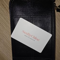 SeeByChloé leather wristlet
