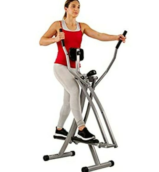 Aerobic Air Walk Trainer Elliptical Machine Glider with Monitor