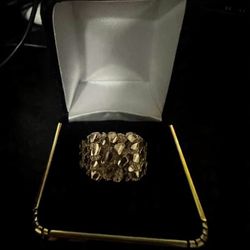 10k Gold Nugget Ring