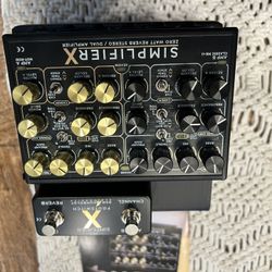 DSM Humboldt Simplifier X Zero Watt Reverb Stereo Dual Amplifier Pedal