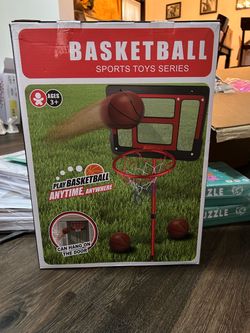 Kids Basketball Hoop Sports Toy Set