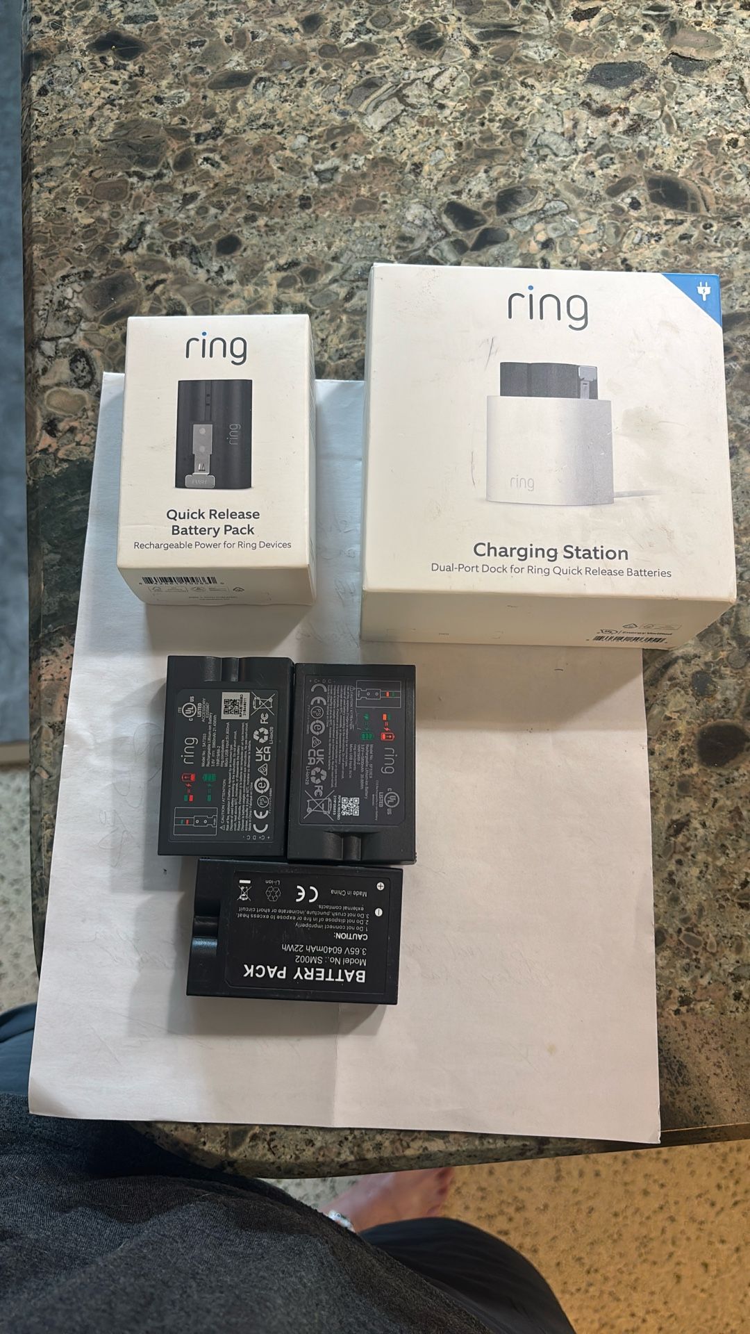 Ring Dual Charger And Xtra Batteries