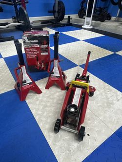 2-Ton Car Jack And Stands - Only Used Twice