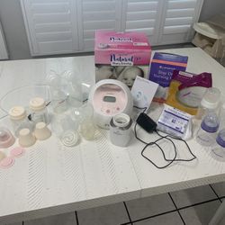 Nursing Lot (pump, Bottles, Warmer, And Extras)