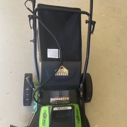 $75 Greenworks 40V 19-inch Cordless Lawn Mower 