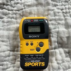 Sony FM/AM Walkman Sports