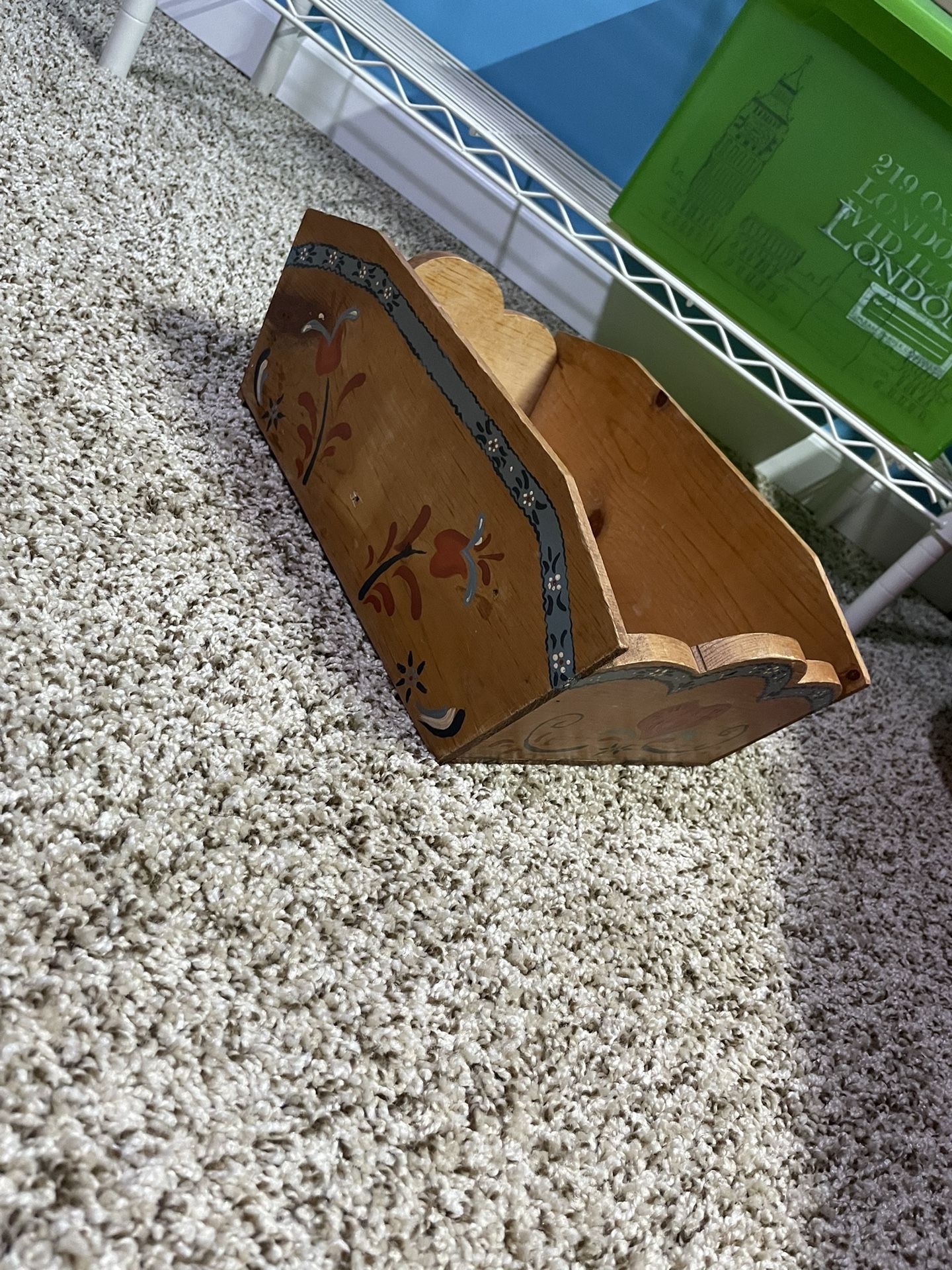Wooden Holder Tool Bottle Box