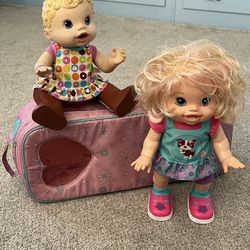 Baby Alive Walking Doll, Baby Alive And Carry Case
