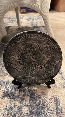 Large buffalo 5cent replica piece