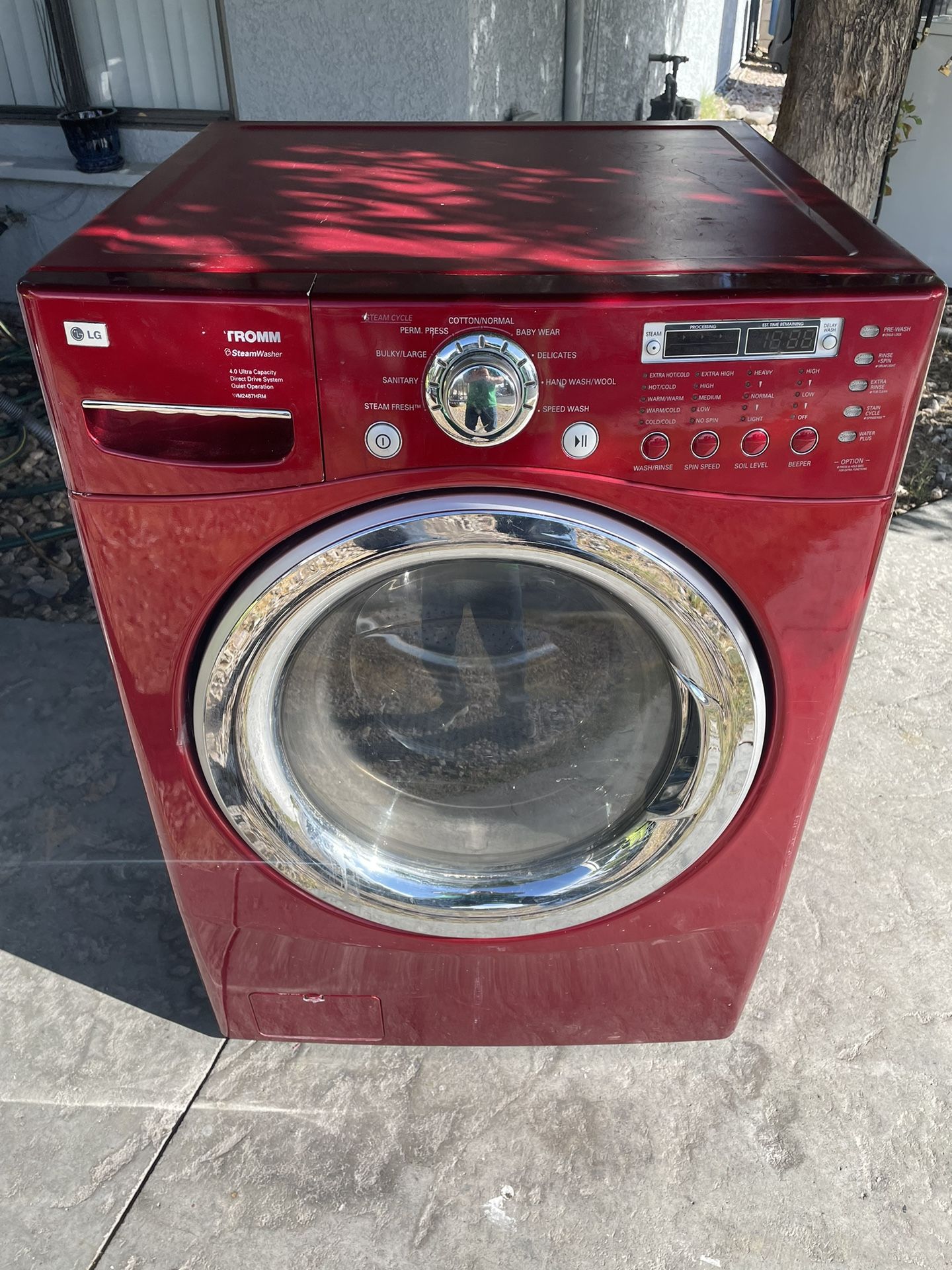 lg tromm steam washer 4.0 ultra capacity