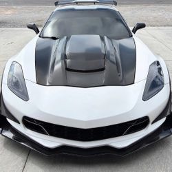 14-19 Chevy Corvette C7 ZR1 Style Cowl Vented Hood