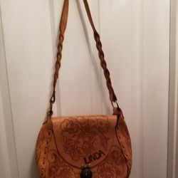 Hand Made And Tooled Leather Purse