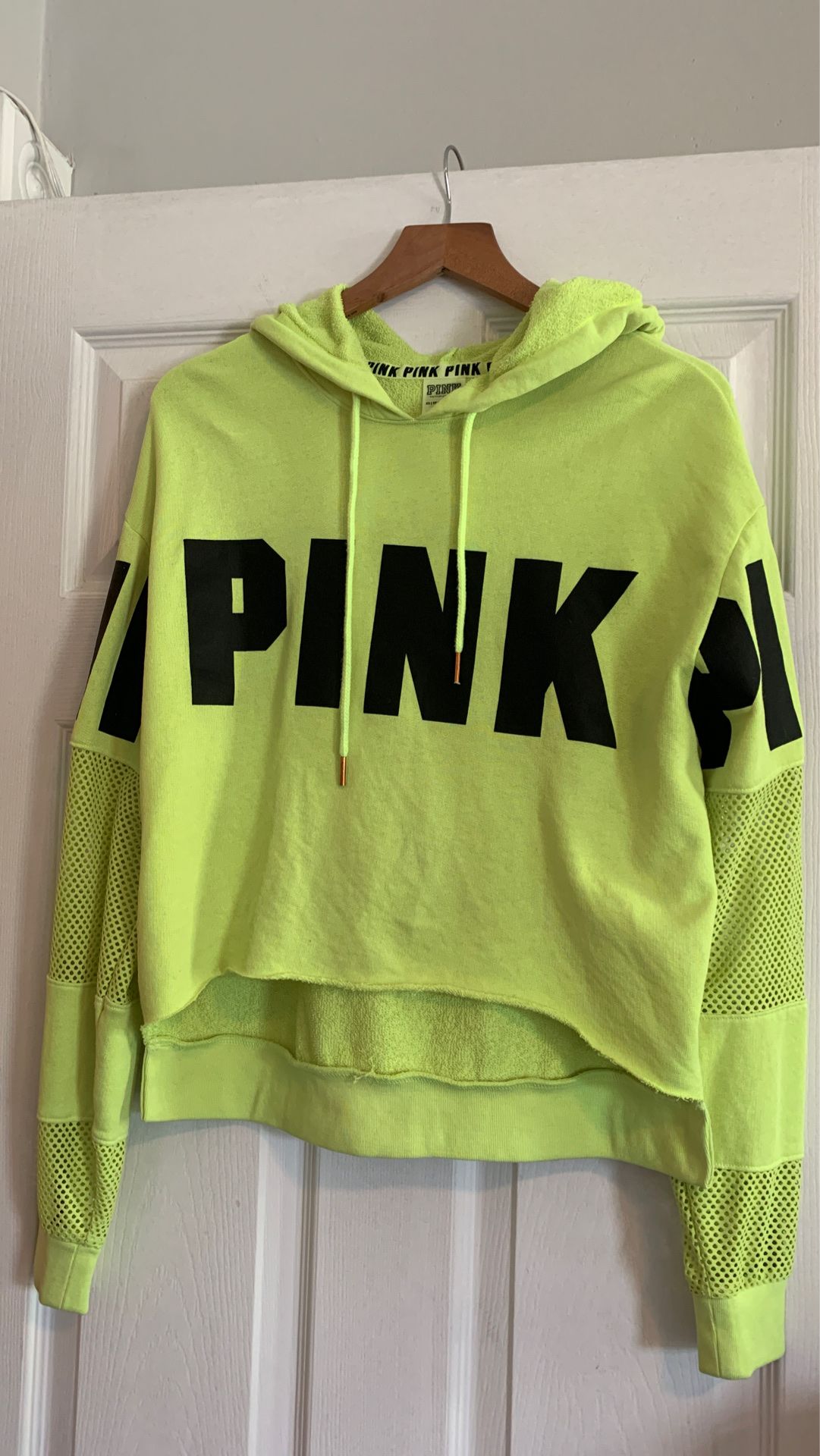 Victoria’s Secret Pink high low crop hoodie