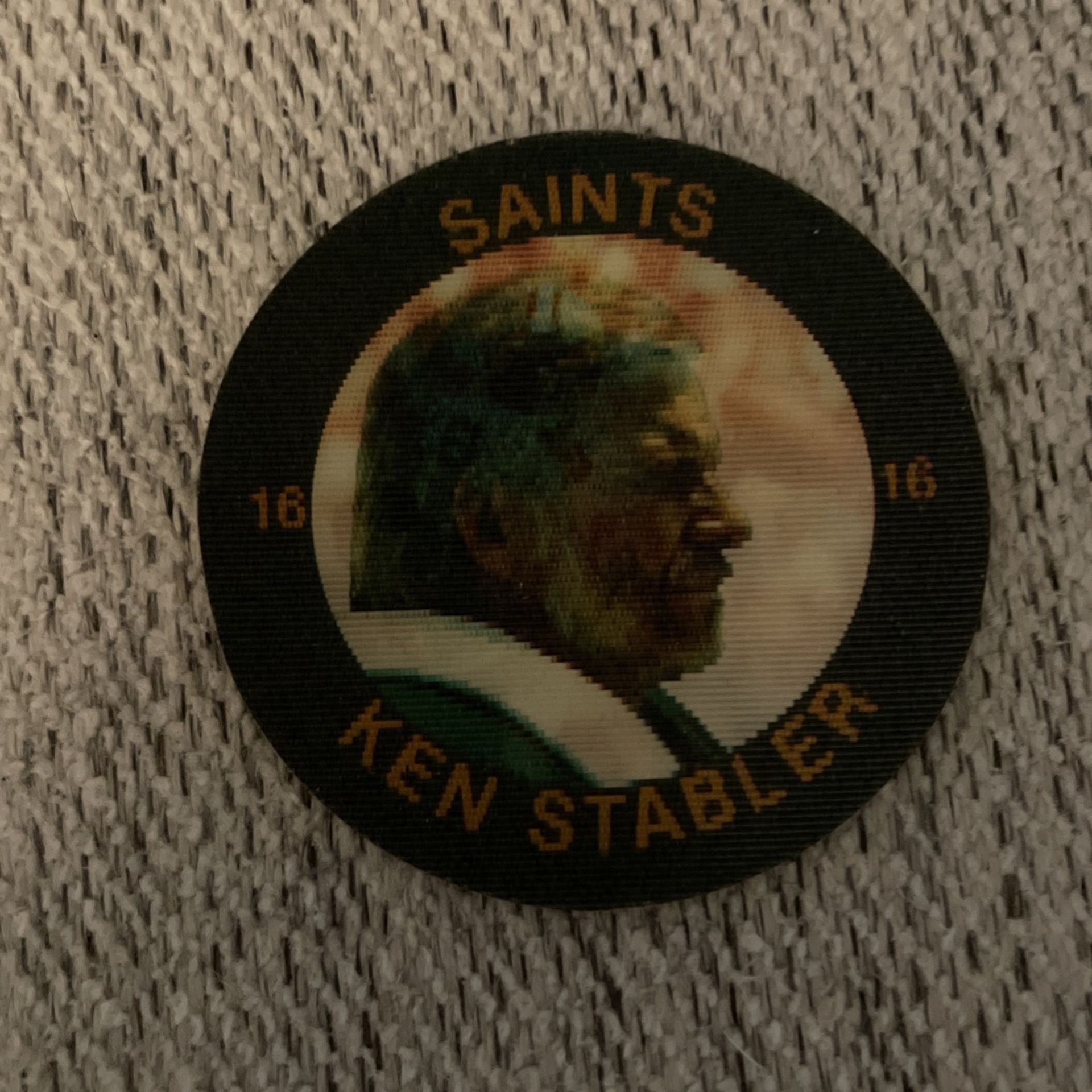 1984 7-Eleven Hologram Coin Ken Stabler