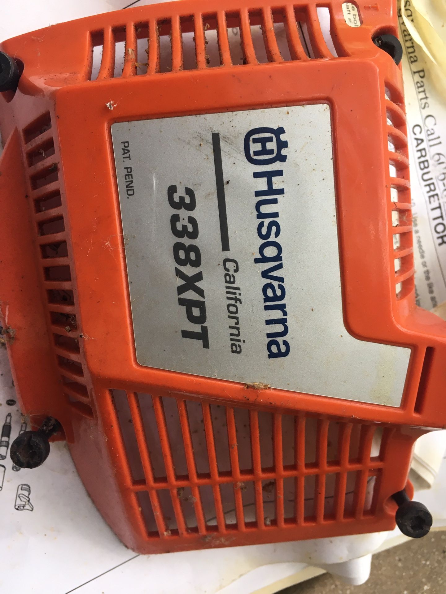 Husqvarna 338 XPT California chainsaw