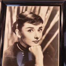 Vintage Old Movie Stars Prints In Frame 