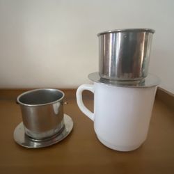 Two Free Stainless Steel Vietnamese Coffee Filter 