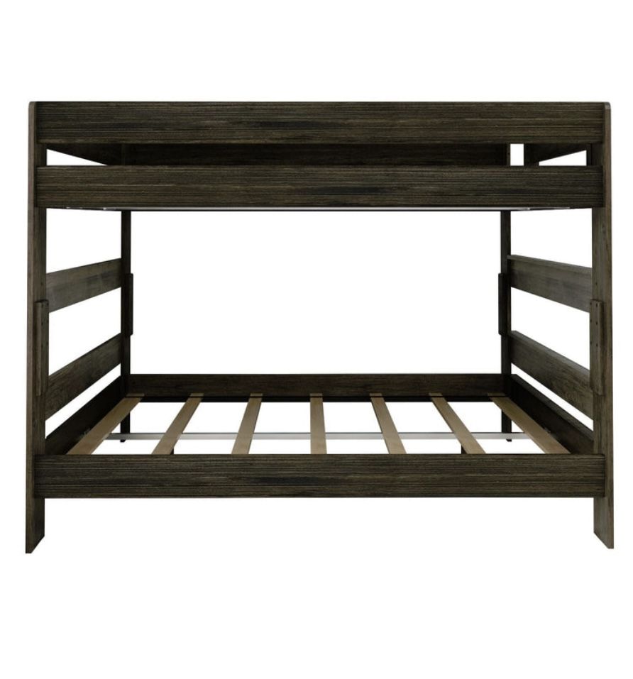 Modern Farmhouse Style Double Queen Bunk Bed