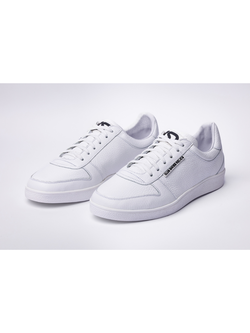 Italian Leather Sneaker Full White Women's Size 9