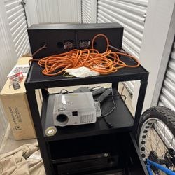 Outdoor Movie Theater System With Screen