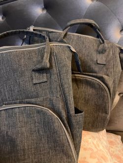 2 diaper bags