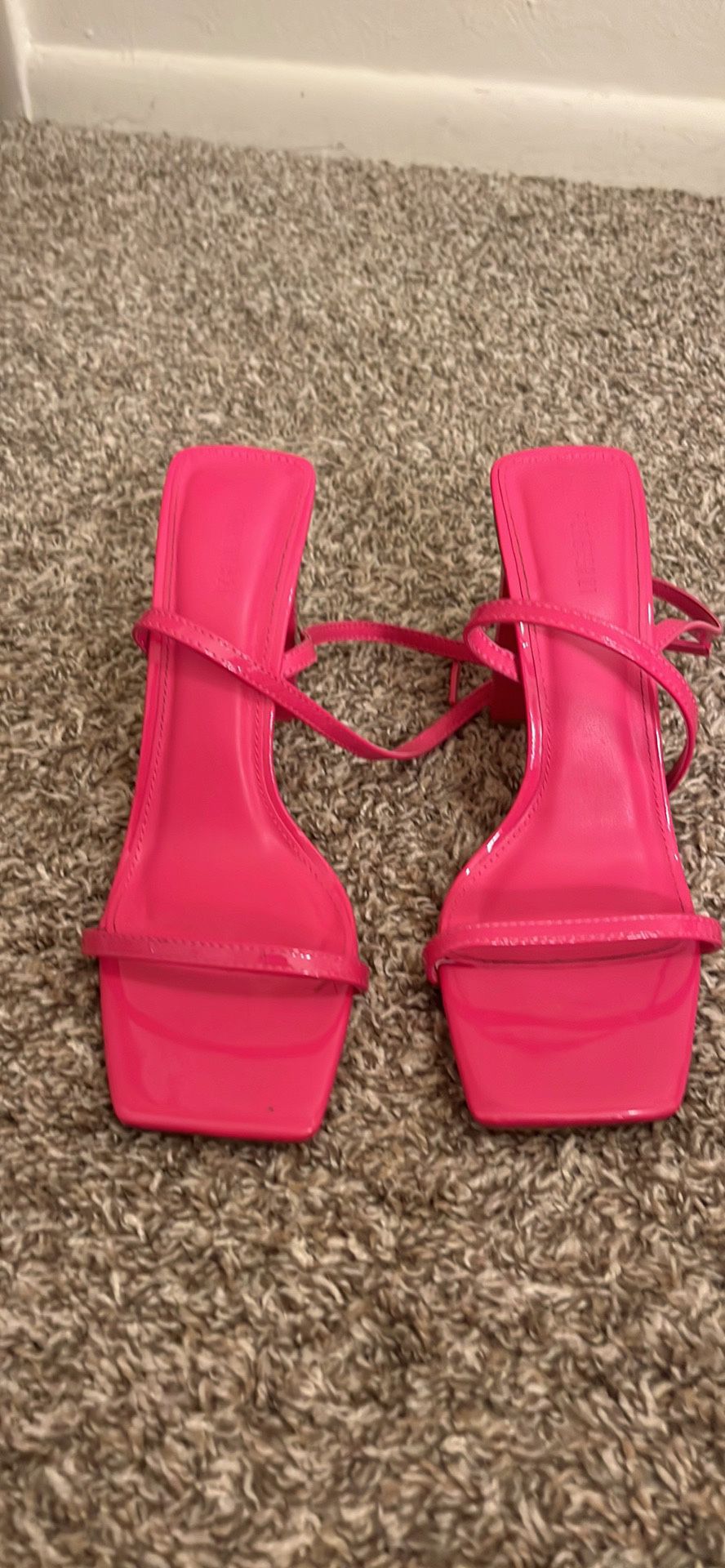 Pink Heels Sandals Strap oh 