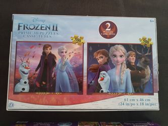 3D Puzzle Frozen 2 & Disney princess Prime 3D Puzzles Set of 4 Puzzles 500pcs Each

Condition of Frozen is used, but Complete and One bag is still sea