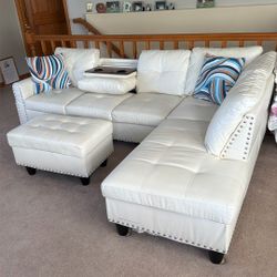Beautiful White Sofa 