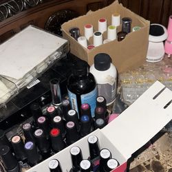 Lot Of Nail Supplies 