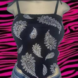 Sparkly Paisly Top