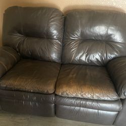 Leather Couch 