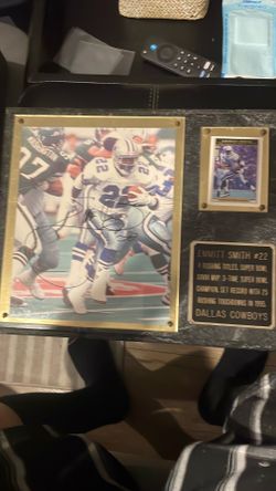 Autographed Emma Smith photograph 25 touchdowns in 1995