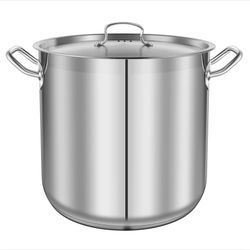 Nutrichef Stainless Steel Cookware Stockpot 35 Quart Heavy Durty