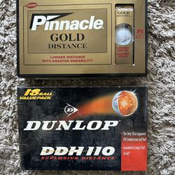 Golf Balls Dunlop & Pinnacle 
