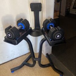 Xterra ADB55 Adjustable Dumbbells 55lb  pair with stand 